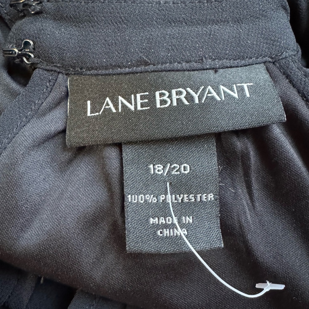 Lane Bryant Elegant Black Tank Top - Picture 3 of 9